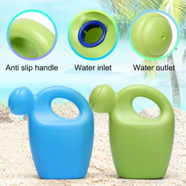 Beach Sand Watering Can Toy for Kids, Havy Duty Plastic Water Can for Garden Beach Bath Play Time, Water Can Garden Sandbox Tool
