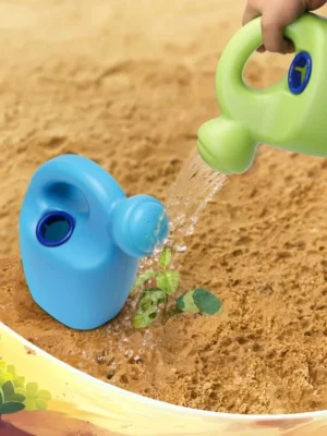 Beach Sand Watering Can Toy for Kids, Havy Duty Plastic Water Can for Garden Beach Bath Play Time, Water Can Garden Sandbox Tool