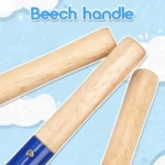 Beach Toys for Kids, 6Pcs 8'' Kids Gardening Tools Sand Toys Set, Metal Garden Tools with Sturdy Wooden Handle, Cylinder, Spoon,