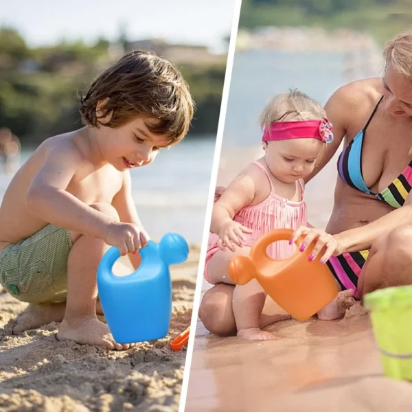 Beach Sand Watering Can Toy for Kids, Havy Duty Plastic Water Can for Garden Beach Bath Play Time, Water Can Garden Sandbox Tool