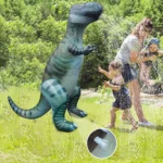 Dinosaur Inflatable Water Spray Ball Sprinkler Toys Kids Lawn Beach Summer Child Unisex Outdoor Lawn Swimming Pool Beach Toy