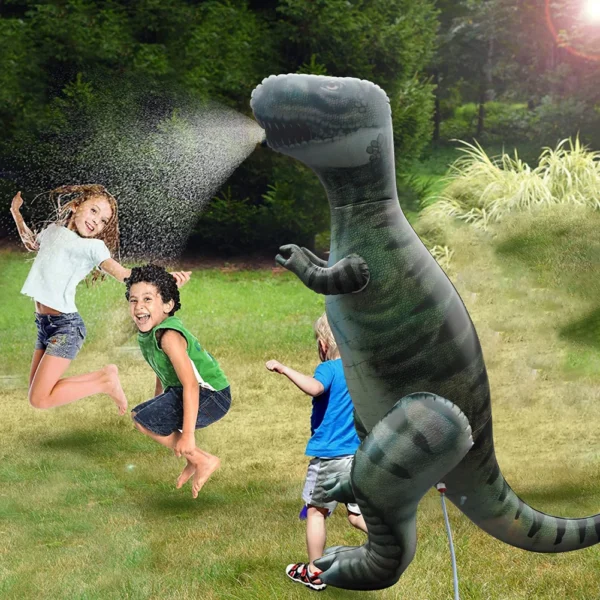 Dinosaur Inflatable Water Spray Ball Sprinkler Toys Kids Lawn Beach Summer Child Unisex Outdoor Lawn Swimming Pool Beach Toy