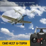 Eachine BF109 RC Airplane 2.4GHz 4CH 400mm Wingspan 6-Axis One Key U-Turn Aerobatic Xpilot Stabilization System EPP Mini RTF Toy