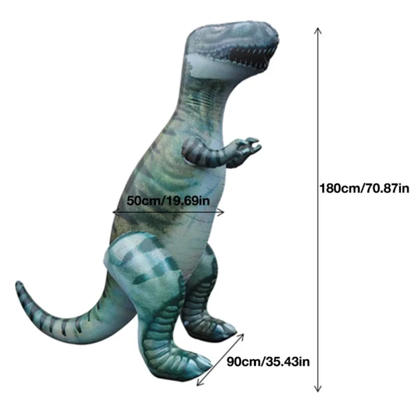 Dinosaur Inflatable Water Spray Ball Sprinkler Toys Kids Lawn Beach Summer Child Unisex Outdoor Lawn Swimming Pool Beach Toy