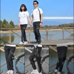 ROCKBROS Bike Cycling Pants Men Women Sport Breathable Summer Reflective Pants Riding Bicycle Bike Fishing Fitness Trousers