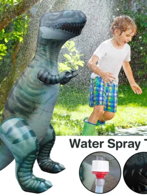 Dinosaur Inflatable Water Spray Ball Sprinkler Toys Kids Lawn Beach Summer Child Unisex Outdoor Lawn Swimming Pool Beach Toy