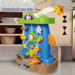 Beach Toy Large Spin Le Water Car Double sided Shower and Water Playing Platform Complete Indoor Set