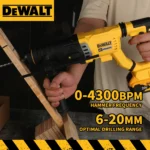 2026 DEWALT DCH263 20V Brushless Wireless Hammer SDS Handle in D Rotary Electric Hammer Concrete Wall Drill Hole Power Tools