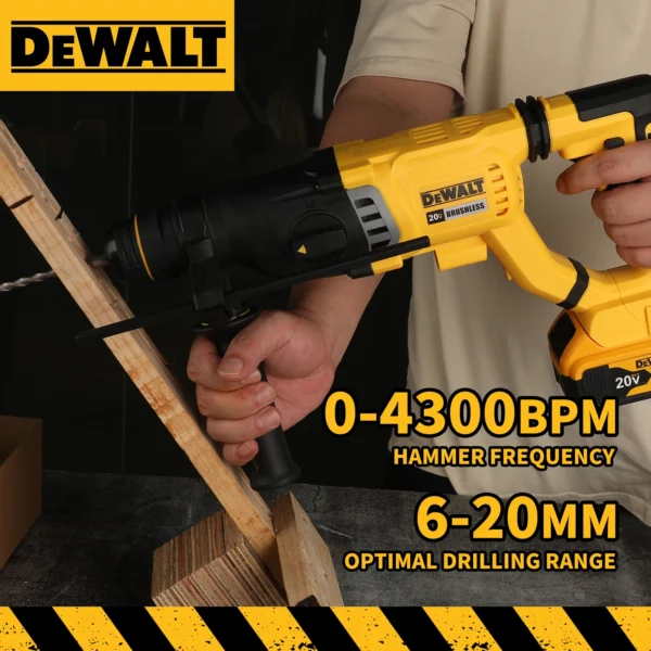 2026 DEWALT DCH263 20V Brushless Wireless Hammer SDS Handle in D Rotary Electric Hammer Concrete Wall Drill Hole Power Tools