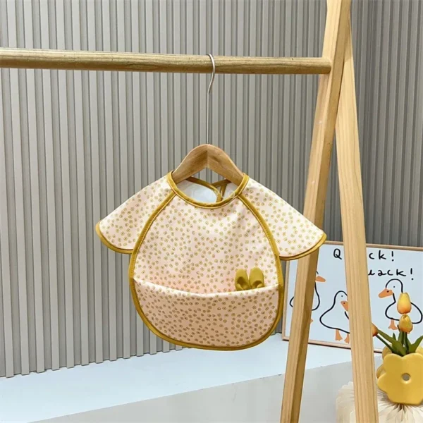 Waterproof Baby Bibs Cartoon Girls Boys Newborn Infant Meals Bib Anti-dirty Saliva Bibs Sleeveless Children Smock Feeding Aprons