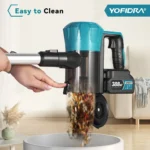 YOFIDRA 1500ML Electric Vacuum Cleaners 27-30KPA Cordless Home Car Dust Catcher Cleaning Power Tools For Makita 18V Battery Pin