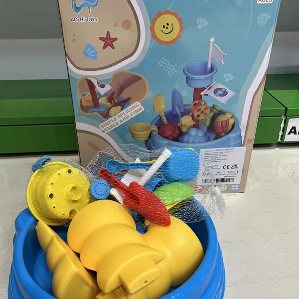 Colorful Kids Sand Water Table With Beach Sand Water Toys Sensory Table Backyard Outdoor Toys For Kids