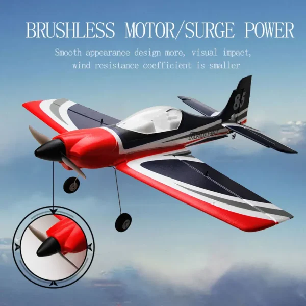 FX9706 RC Plane 580MM Fixed Wing Glider 5 CH 3D/6G Remote Control Aircraft 2.4G Brushless Motor Fighter Model Toys for Children