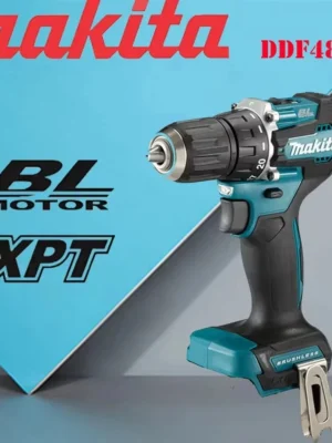 Makita Original DDF487 10mm Cordless Driver Drill 18V Brushless Electric Impact Screwdriver Rechargeable Power Tool