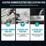 Makita 26MM Cordless Hammer Brushless Electric Hammer 18V Lithium Battery Wireless Drills Makita 18v Power Tools ﻿