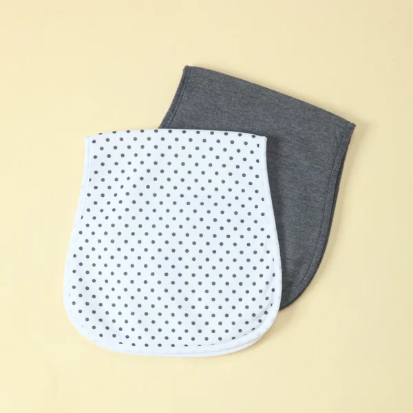 Soft Waterproof Infants Burping Cloths-8 Pcs Baby Boys Burp Rags, 3 Absorbent Layers Design