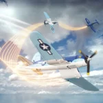 Eachine F4U CORSAIR VMF-217 2.4G 4CH Brushless 500mm Wingspan 6-axis Gyro EPP Warbird Glider RC Airplane BNF/RTF