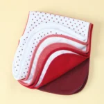 3 Absorbent Layers Design Baby Girls Burp Cloths, Cute Infant Burp Rags, Waterproof Design, 8 Pack