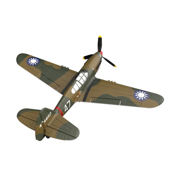 Eachine P-40 P40 Fighter V2 400mm Wingspan 2.4GHz 4CH EPP 6-Axis Gyro One-Key U-Turn Aerobatic RC Airplane BNF/RTF for Beginner