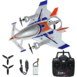 QIDI570 RC Plane 8CH Remote Control Airplane With Brushless Motor 3-Axis Vector Aircraft 3D/6G RC Glider Model Children'S Toy