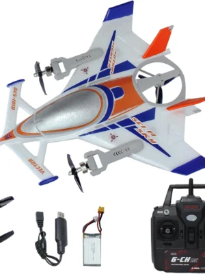 QIDI570 RC Plane 8CH Remote Control Airplane With Brushless Motor 3-Axis Vector Aircraft 3D/6G RC Glider Model Children'S Toy