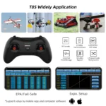 Radiolink A560 RTF PNP RC Airplane 3D EPP 4CH Remote Control Fixed Wing Plane Outdoor with Byme-A Gyro FC for Adult Beginners