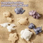 Beach Toys 20x Shovels Set Sand Toys And Molds Cute Travel Games Portable Children Supplies Hot Weather Playset For Gathering