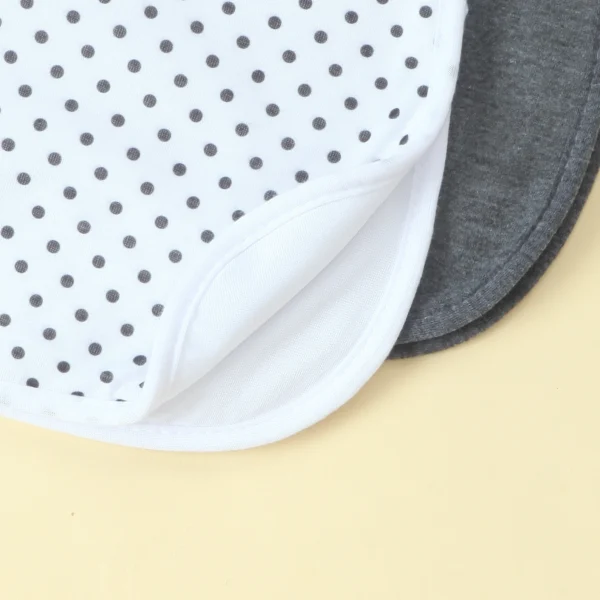 Soft Waterproof Infants Burping Cloths-8 Pcs Baby Boys Burp Rags, 3 Absorbent Layers Design