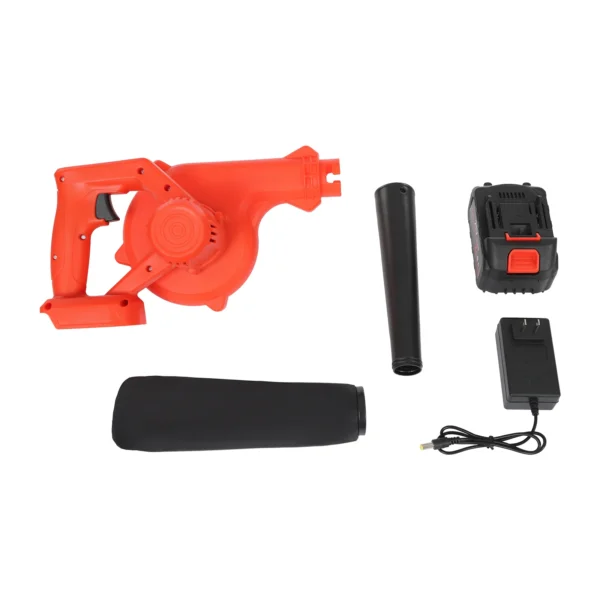 800W Electric Leaf Blower Battery Powered Cordless Blowing Machine Adjustable for Cleaning
