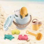 9Pcs Beach Toys Sand Set Montessori Early Educational Sand Casting Building