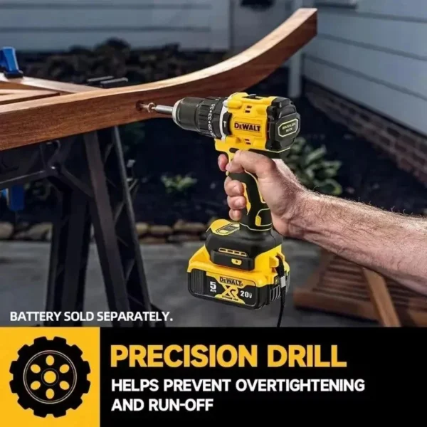 DEWALT DCF922 Wireless Impact Wrench Rechargeable High Torque 406Nm(Reverse) 1/2" 2500 PRM Universal 20V Battery Power Tools