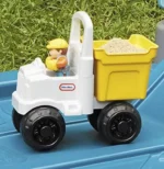 Dirt Diggers Excavator Sandbox for Kids, Including lid and Play Sand Accessories,Multicolor