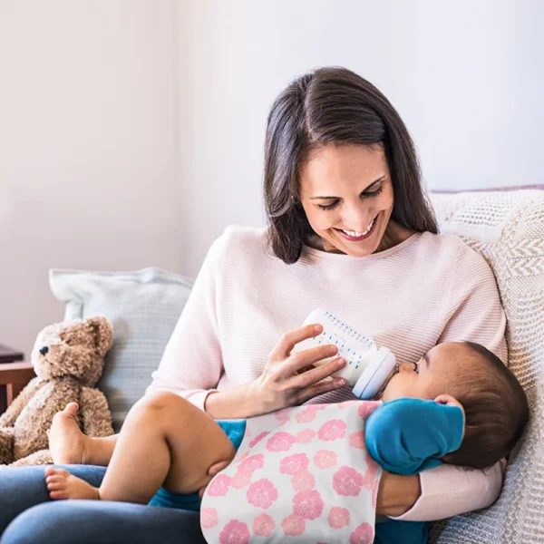 10-Pack Burp Cloths for Baby Boys and Girls - Organic Baby Burp Cloth, Baby Washcloths, Burp Rags, Large Burp Clothes