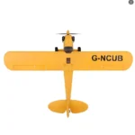 New J3-CUB RC Airplane 5CH 2.4G Remote Control Mode1 (Right Hand Throttle) 3D/6G 1406 Brushless Motor Outdoor Foam Fiexd Plane