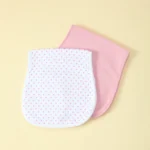 8 Pack Multi Printed Baby Girls Burp Cloths, 3 Absorbent Layers Design, Waterproof, Skin-friendly