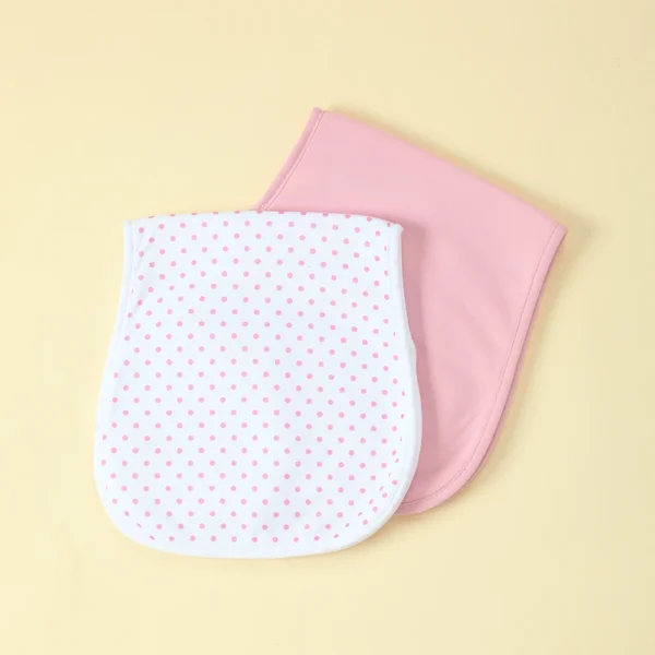 8 Pack Multi Printed Baby Girls Burp Cloths, 3 Absorbent Layers Design, Waterproof, Skin-friendly