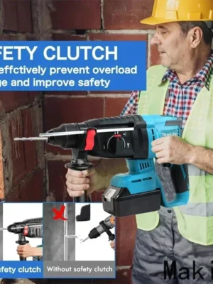 Makita 26MM Cordless Hammer Brushless Electric Hammer 18V Lithium Battery Wireless Drills Makita 18v Power Tools ﻿