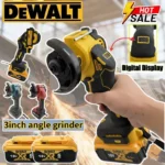 DeWALT Digital Display Brushless Mini Angle Grinder For 18V Battery Polishing Grinding Machine Cutting Power Tools