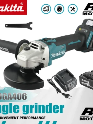 2025 Makita DGA406 125mm 18V Lithium ion Brushless Charging Polishing Machine High Power Cutting Machine DGA404 Upgraded Version