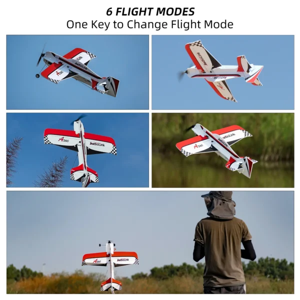 Radiolink A560 RTF PNP RC Airplane 3D EPP 4CH Remote Control Fixed Wing Plane Outdoor with Byme-A Gyro FC for Adult Beginners