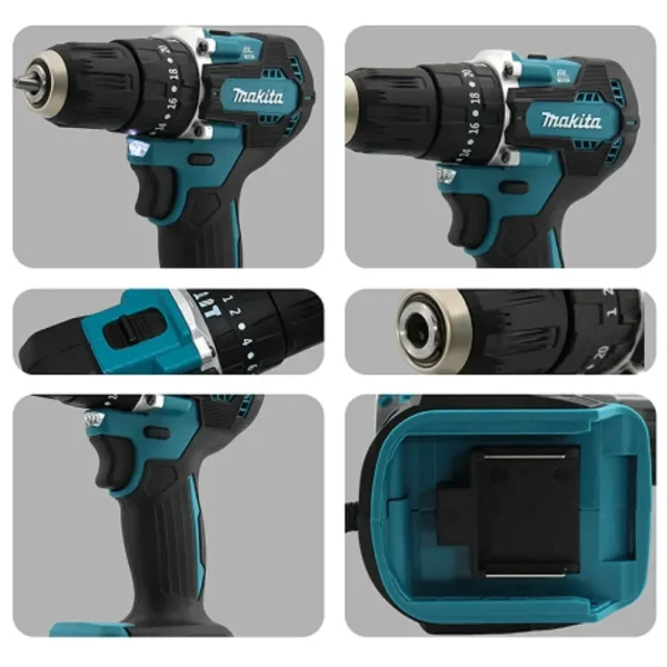 Original Makita DDF487 Cordless Driver Drill 18V Brushless Electric Impact Screwdriver Rechargeable Power Tool
