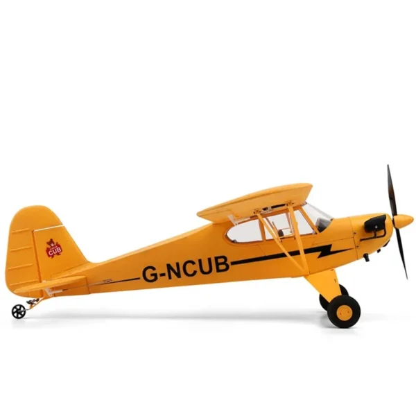 New J3-CUB RC Airplane 5CH 2.4G Remote Control Mode1 (Right Hand Throttle) 3D/6G 1406 Brushless Motor Outdoor Foam Fiexd Plane
