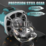 2025 Makita DGA406 125mm 18V Lithium ion Brushless Charging Polishing Machine High Power Cutting Machine DGA404 Upgraded Version