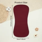 3 Absorbent Layers Design Baby Girls Burp Cloths, Cute Infant Burp Rags, Waterproof Design, 8 Pack