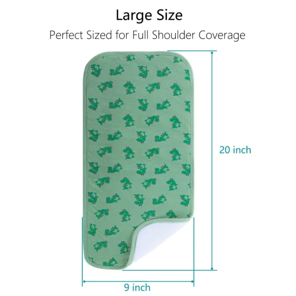 8 Pack Organic Cotton Baby Burp Cloths Boy & Girl Extra Absorbent Soft Large Burping Rags Spit Up Cloth Sets