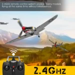 Eachine P-40 P40 Fighter V2 400mm Wingspan 2.4GHz 4CH EPP 6-Axis Gyro One-Key U-Turn Aerobatic RC Airplane BNF/RTF for Beginner