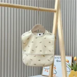 Waterproof Baby Bibs Cartoon Newborns Kids Burp Cloth Art Smock Feeding Bib Apron Pocket Infant Toddler Boys Girls Saliva Towel