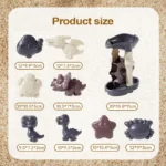 Beach Toys 20x Shovels Set Sand Toys And Molds Cute Travel Games Portable Children Supplies Hot Weather Playset For Gathering