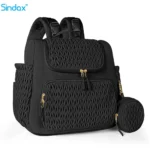 Mommy Diaper Bag Baby Stroller Organizer Backpack Large Capacity Outdoor Travel Maternity Bag With Insulated Pocket Changing Pad