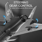 J20 RC Plane 2.4G 4CH KF609 Aircraft With Intelligent Gyroscope One Key Acrobatic EPP Foam Fighter Model For Boy Gift